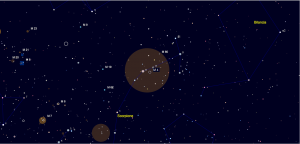 La cartina per osservare l'ammasso globulare M4