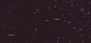 Come osservare l'ammasso globulare M55 nella costellazione del Sagittario