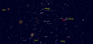 Come osservare la nebulosa planetaria M76 nella costellazione di Perseo