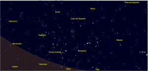 Come individuare la nebulosa M8 nel Sagittario