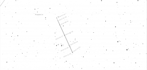 Cartina per osservare Nettuno tra il 2014 e il 2015