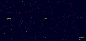 Cartina stellare della costellazione di Cefeocefeo